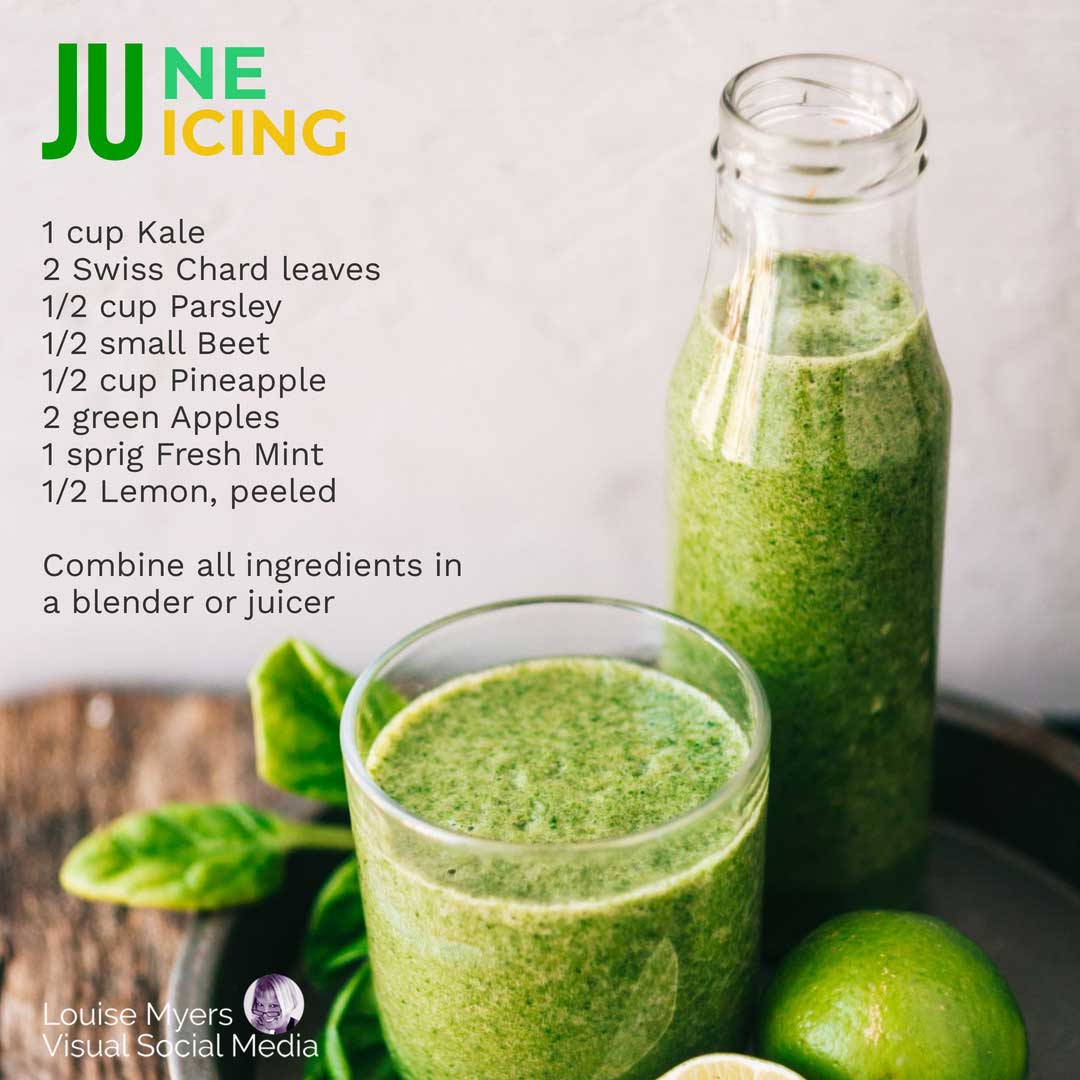 limonlu ve naneli yeşil smoothie tarifiyle haziran suyu diyor.