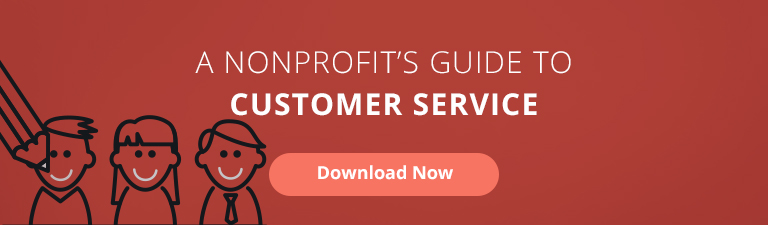 customer service guide for nonprofits