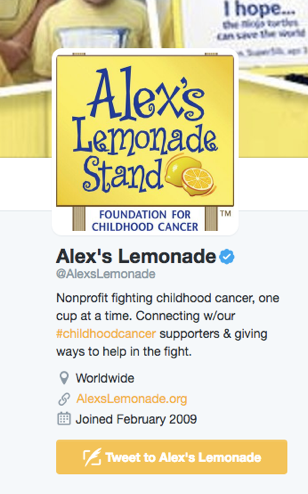 Puesto de limonada de Alex