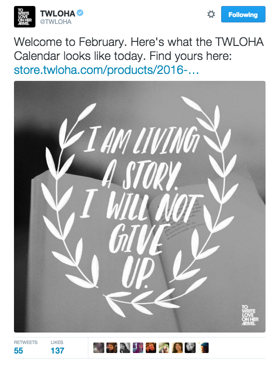 Exemple TWLOHA