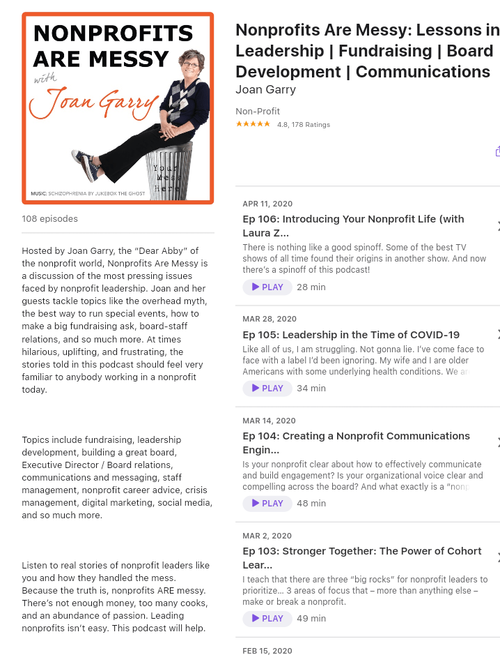 podcast joan garry