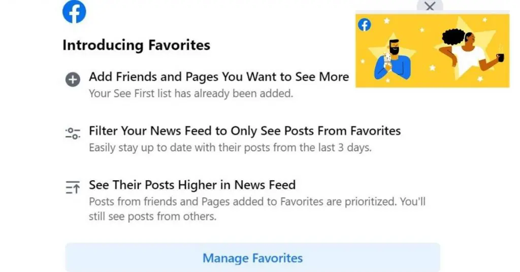 flux facebook messages favoris