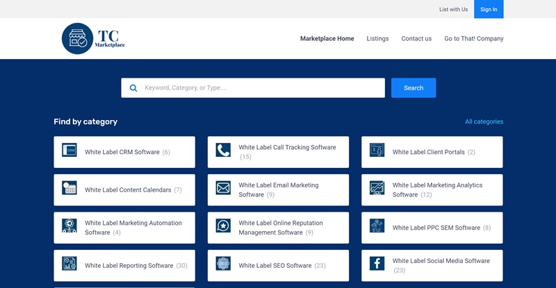 niches logicielles en marque blanche