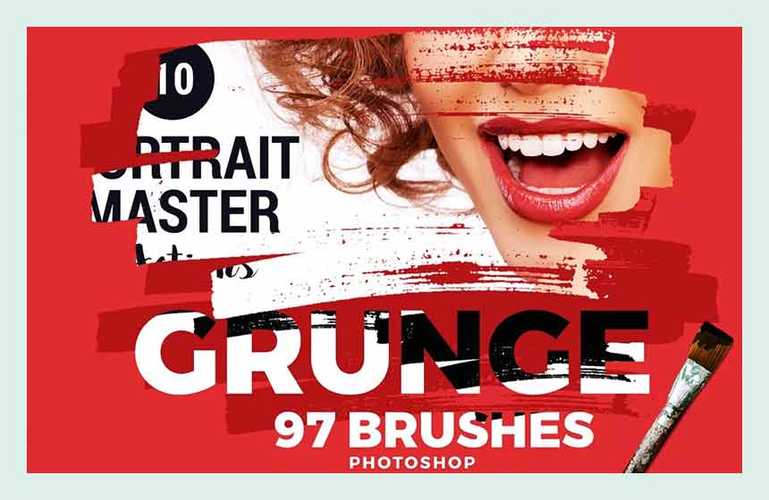 97 Kuas Photoshop Grunge