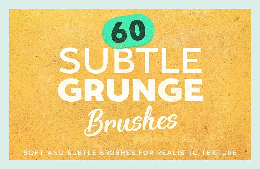 60 Kuas Grunge Halus
