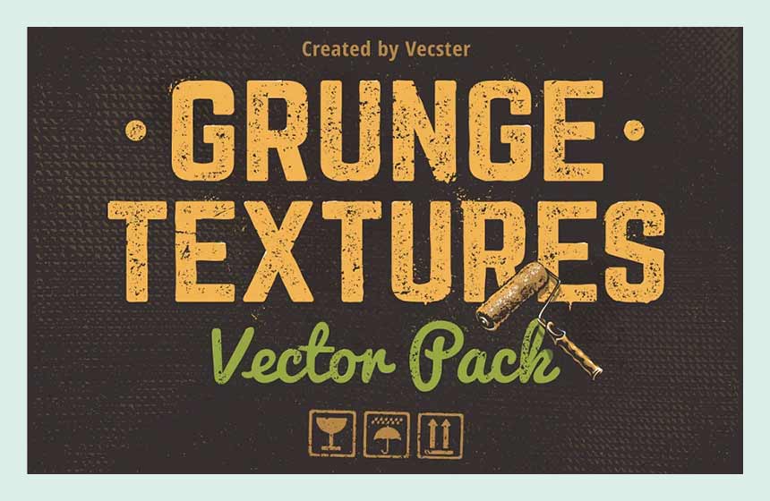 32 Paket Vektor Tekstur Grunge