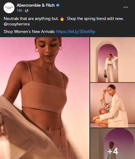 rationalisez vos réseaux sociaux Abercrombie example