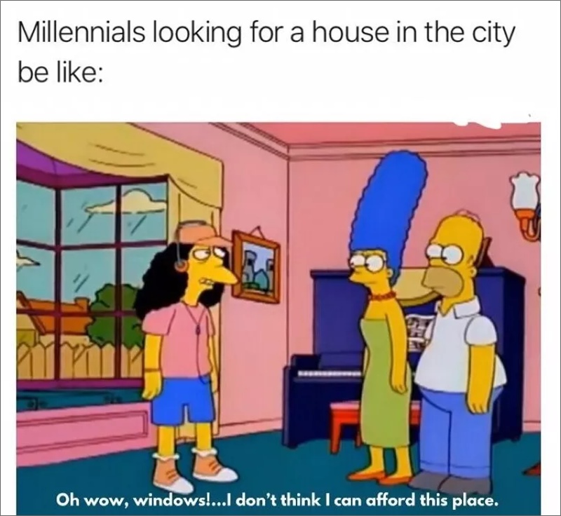 Y kuşağı ev mem'ini karşılayamaz