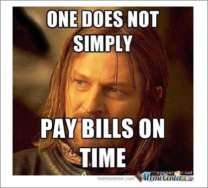 kişi sadece faturaları zamanında ödemiyor