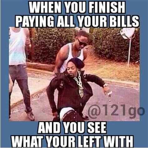 faturalarını ödedikten sonra paran olduğunda