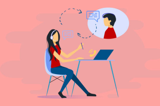 聊天在線交流工作外包幫助支持