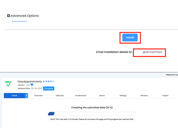 install-appointment-app-demo
