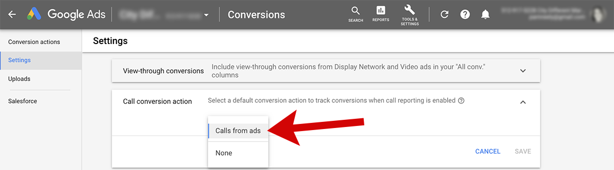 Come attivare il monitoraggio delle chiamate per Google Ads