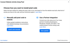 comment configurer le pixel Facebook