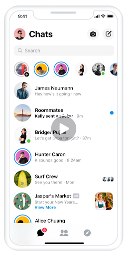 Specifiche dell'annuncio di Meta Messenger per immagini