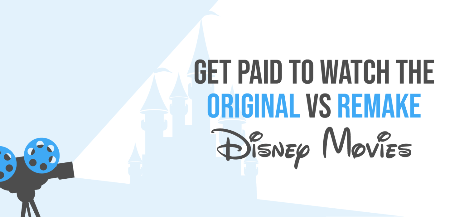 gráfico de título para una campaña de concurso de binge-watch de Disney