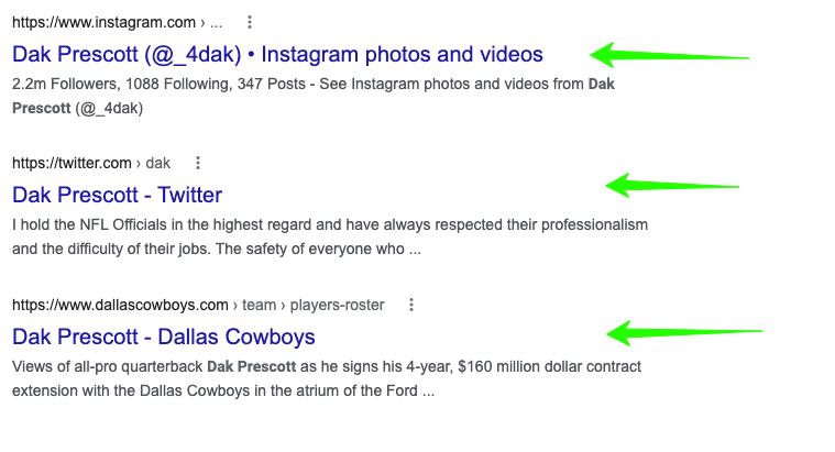 Dak Prescott Search Results - Quelques jours plus tard