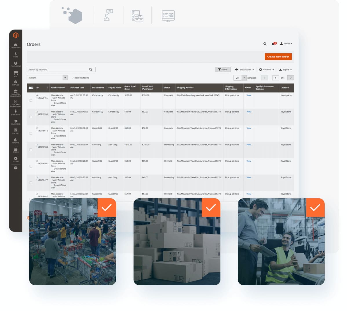 Magento POS synchronizuje dane w czasie rzeczywistym