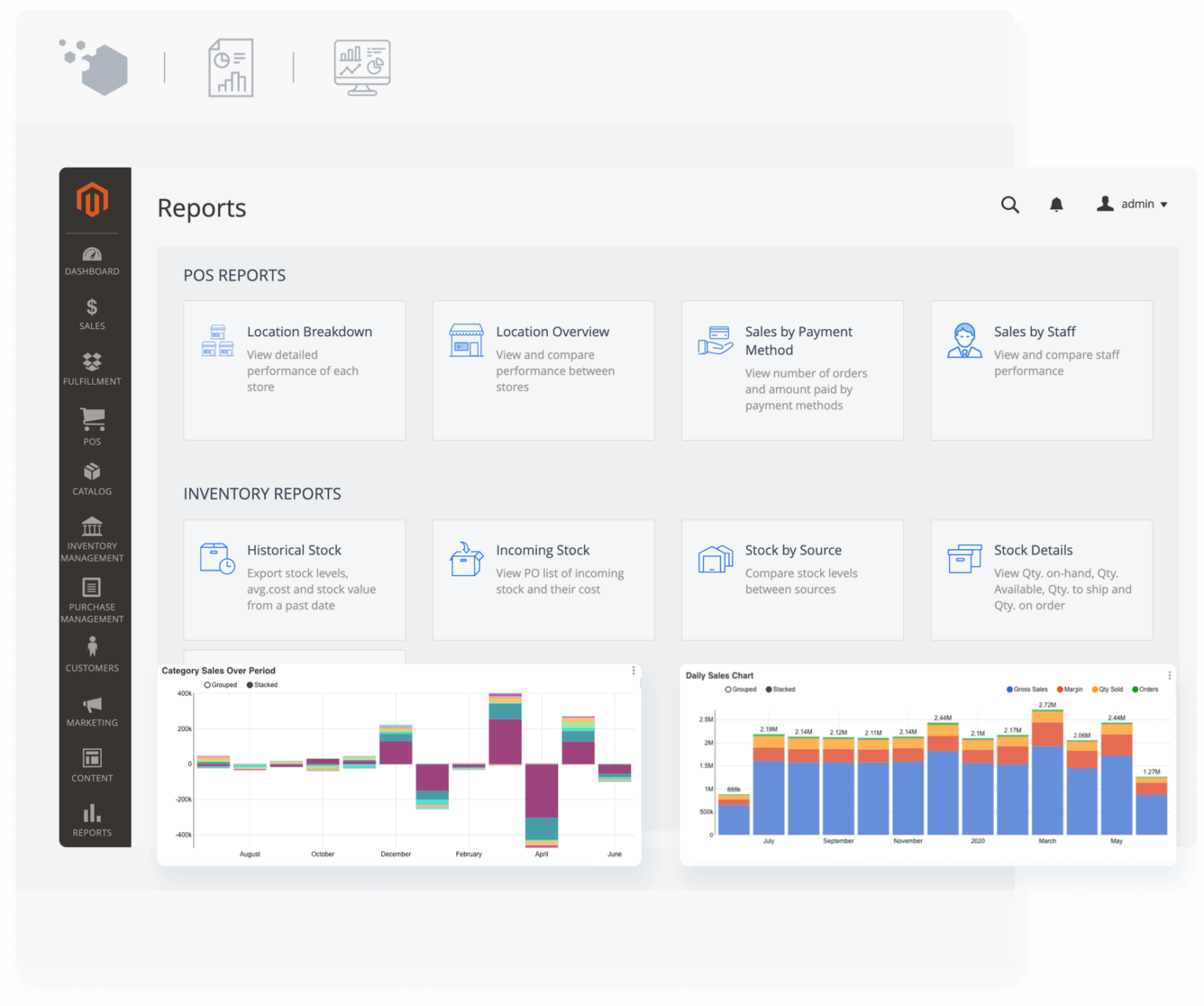 Raportowanie Magento POS i Retail Assistant z Magestore