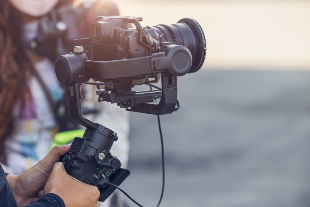 Filmación del videógrafo.
