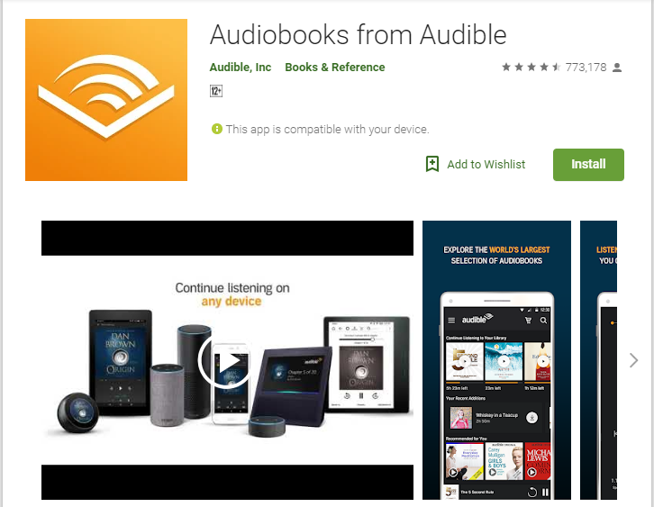 Audiobooks-Audiobook App Player pour Android