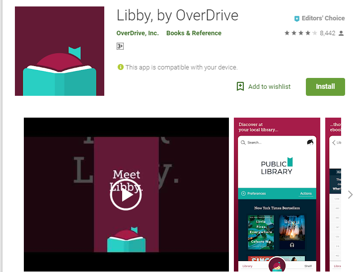 Libby-Audiobook App Player pour Android