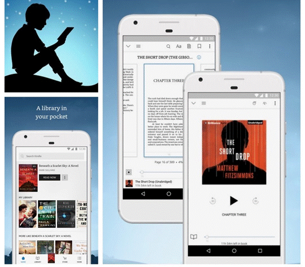 Kindle pour Android-Audiobook App Player pour Android