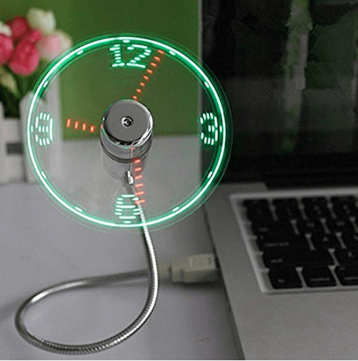 Ventilateur d'horloge LED