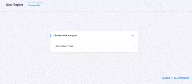 WP Import Export Lite nouveau