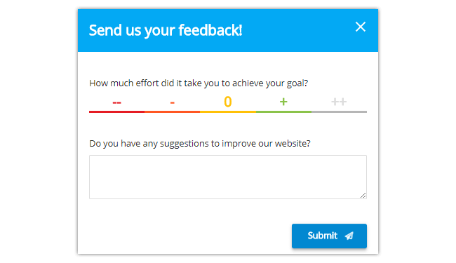 Sondaggio di feedback dei clienti del CES