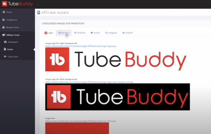 オートパイロットでお金を稼ぐためにアフィリエイトプログラムを選択してください:TubeBuddyアフィリエイトアセット