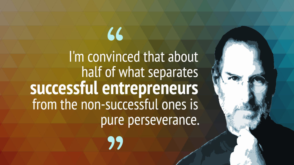 cita de perseverancia de steve jobs