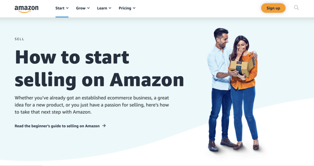 Vând produsele pe Amazon