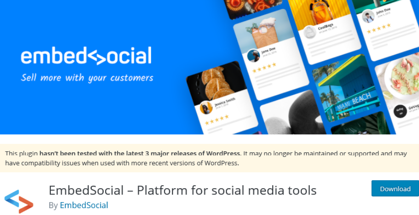 EmbedSocial-ソーシャルメディアツールのプラットフォーム