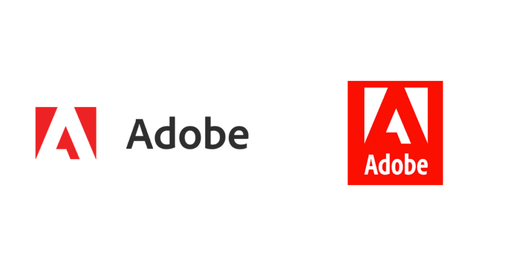 Descrição: Redesenho do logotipo da Adobe