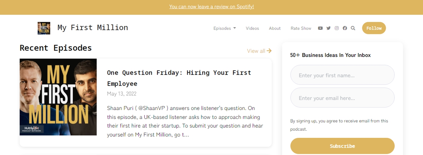 İlk Milyon Podcast'im
