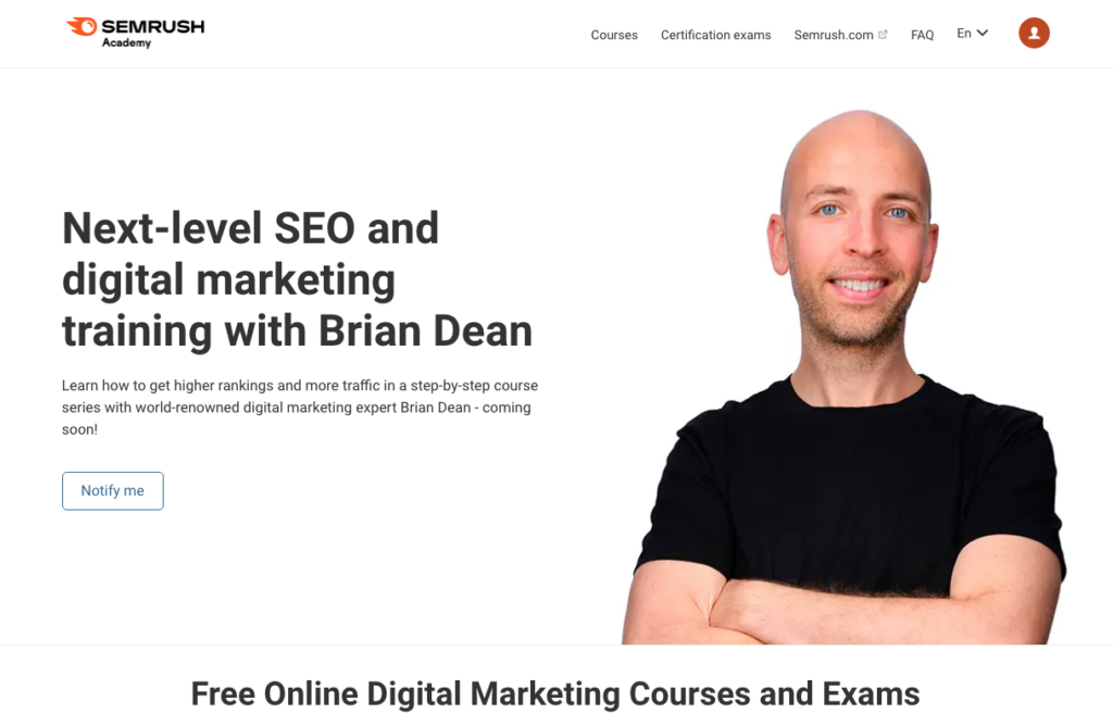 Académie Semrush