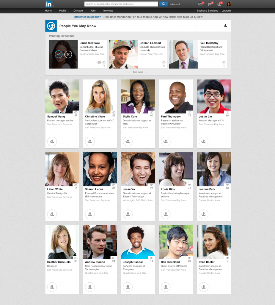 Menschen, die Sie vielleicht kennen linkedin