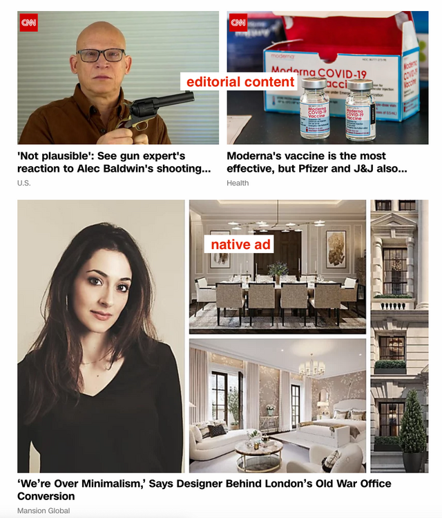 原生广告与社论内容