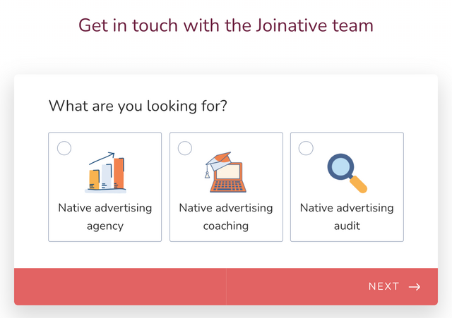 Exemple de formulaire de capture de leads