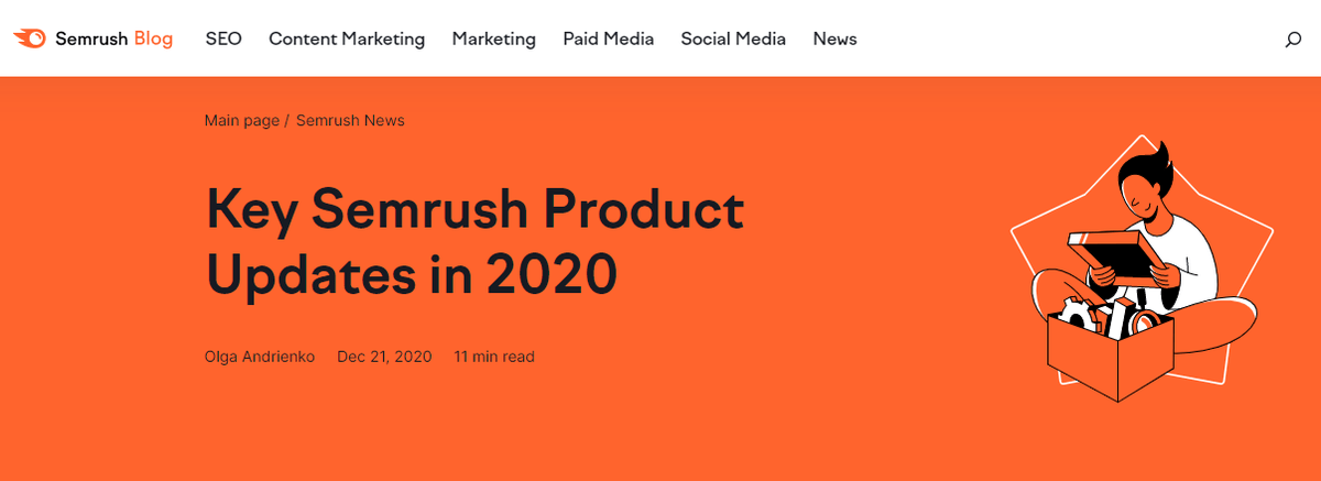 Semrush-Updates 2020