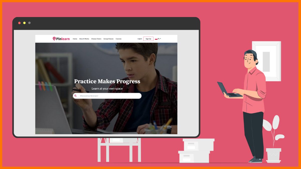 Создайте веб-сайт для своего репетиторского бизнеса с помощью Pinlearn
