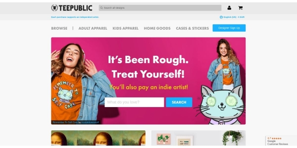 situs web teepublic