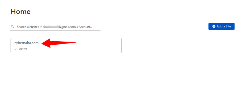 การเลือกโดเมนใน Cloudflare