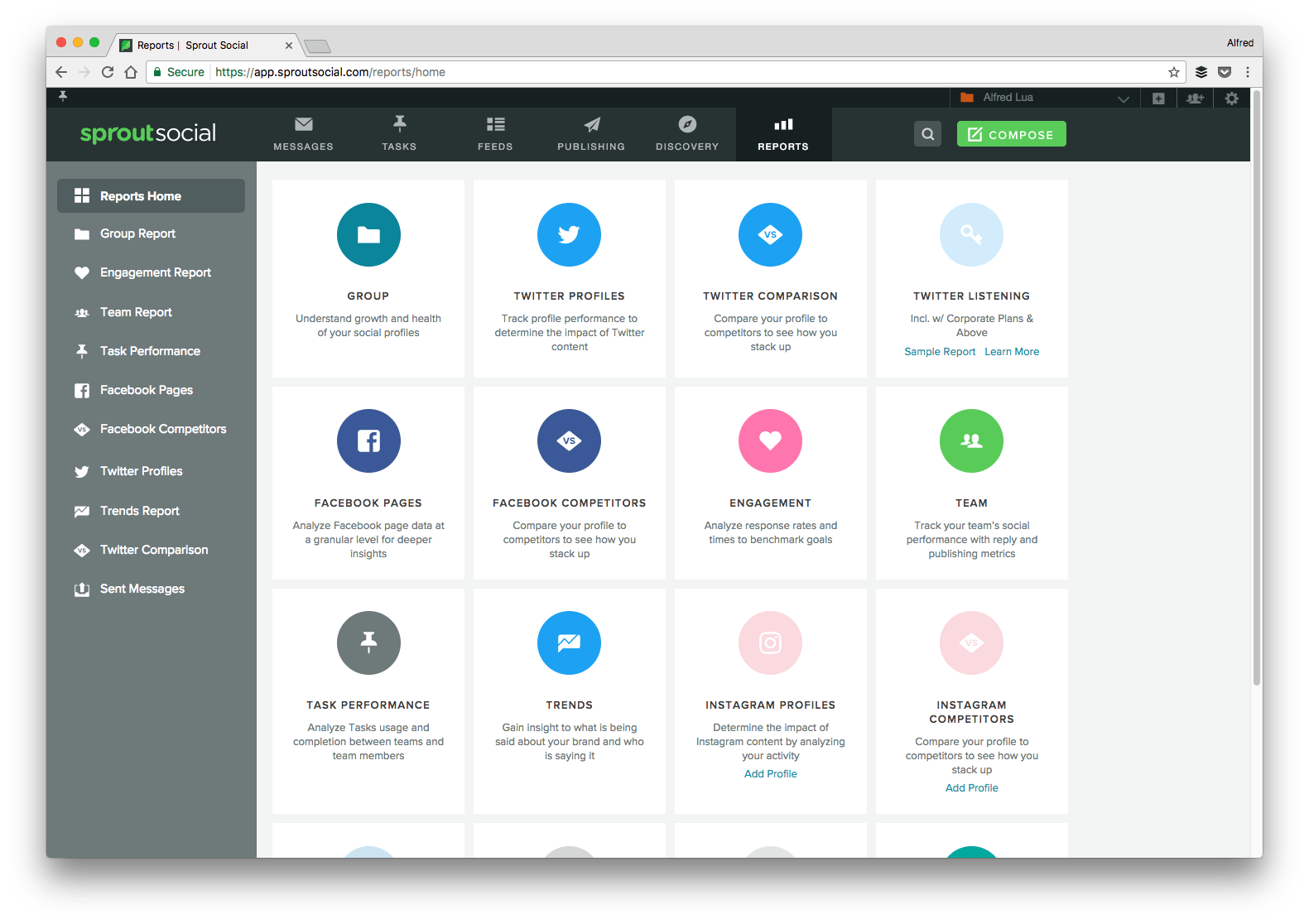 Social-Media-Management-Tools für Agenturen: Sprout Social