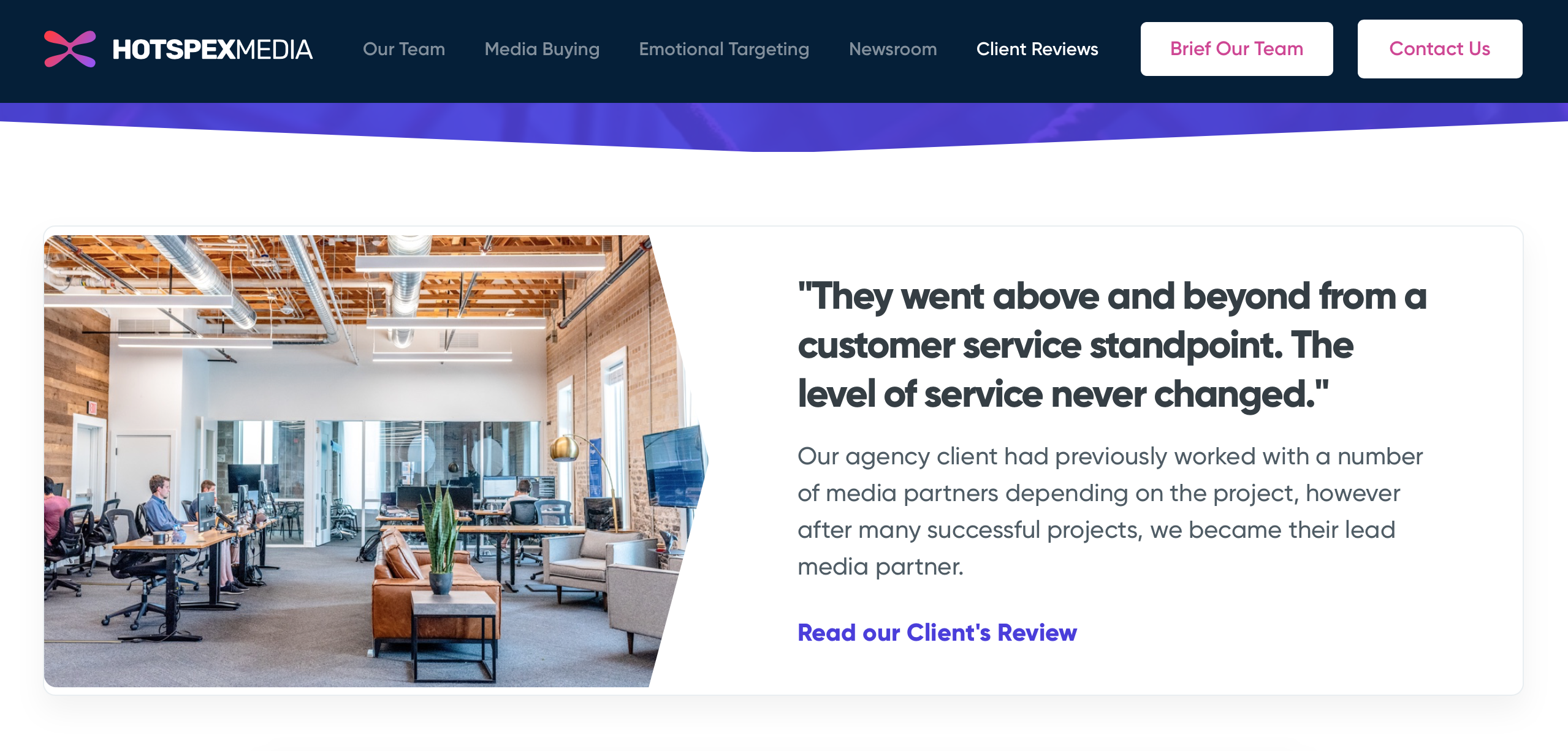 Medios Hotspex | Reseñas de clientes
