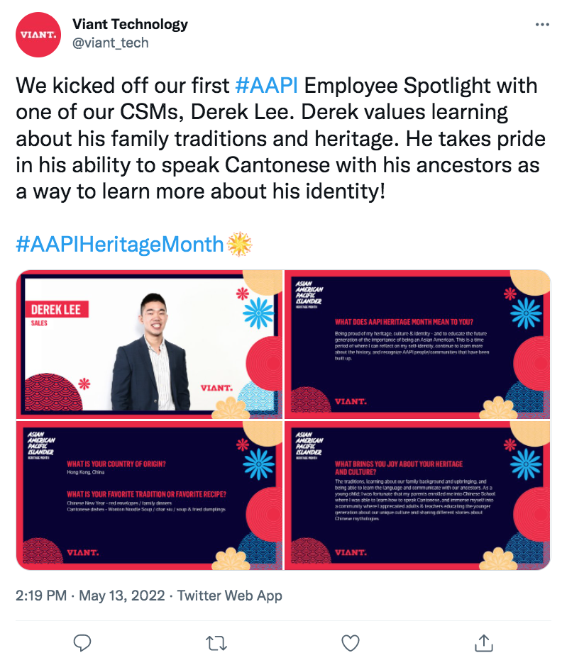 Viant-Technologie | AAPI-Mitarbeiter im Rampenlicht | Agentur Vista