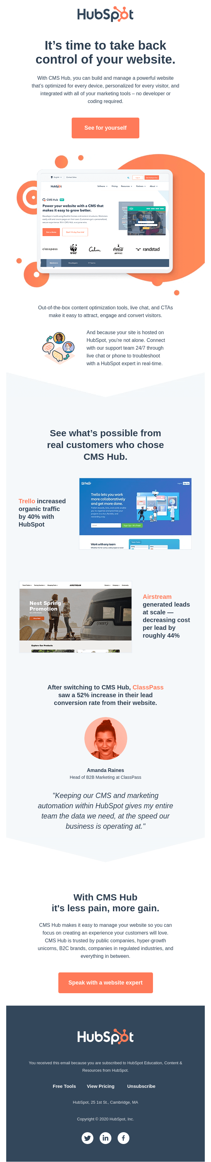 Le blog marketing de Hubspot