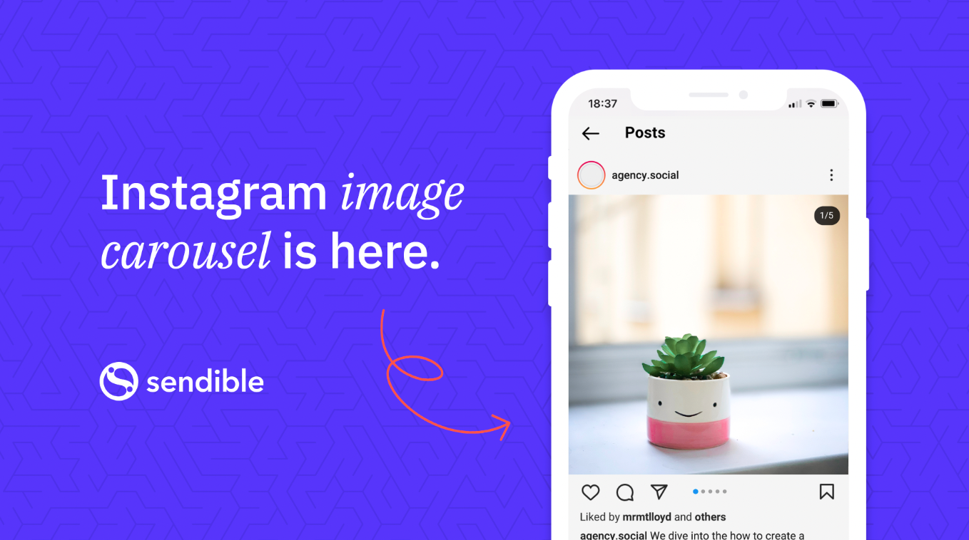 Penerbitan otomatis gambar carousel yang dapat dikirim ke Instagram