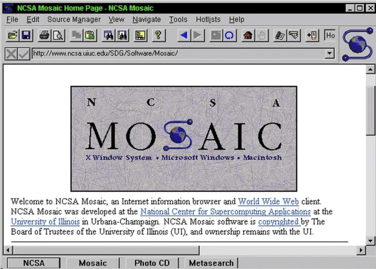 Browser Web Mosaic